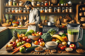 Zdravé jídlo v kuchyni